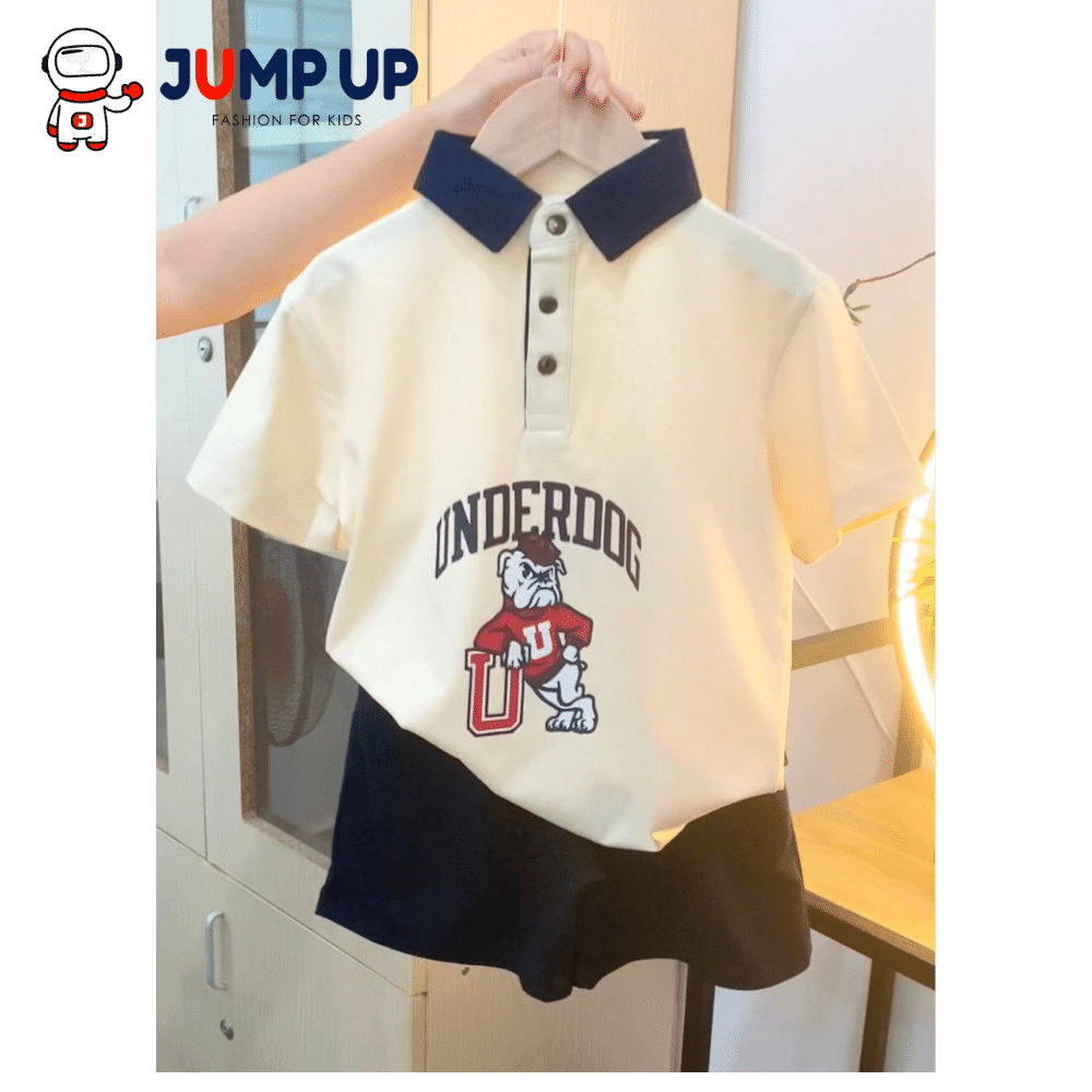 Áo Thun Bé Trai Có Cổ, Áo Phông Có Cổ Bé Trai Chất Cotton Siêu Đẹp
