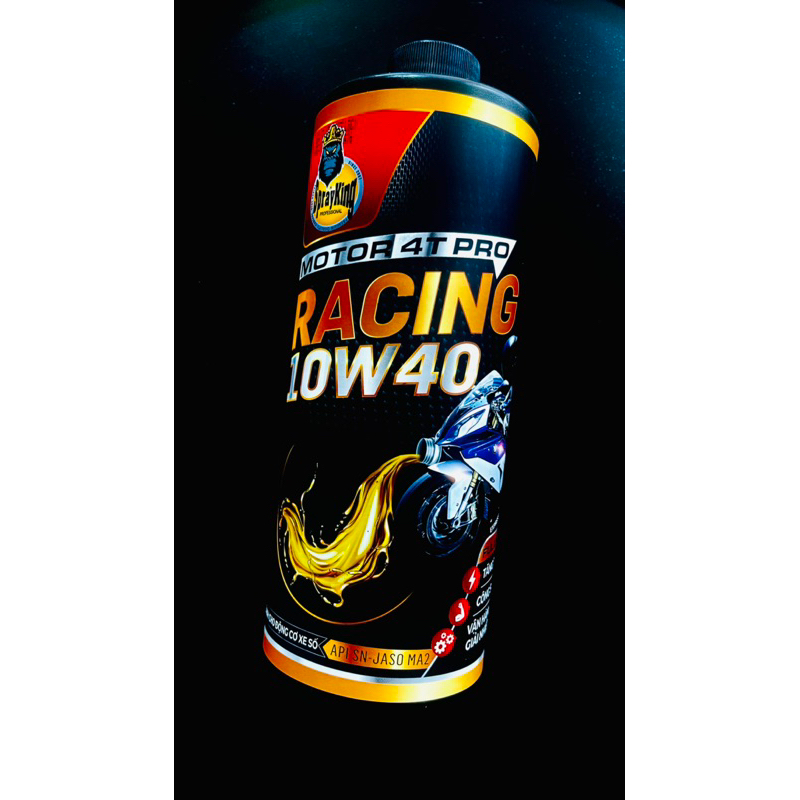 Nhớt Sprayking Racing 10W40 thế hệ mới dành cho xe số và xe côn tay