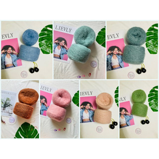 Yarn - len mohair nhật - sợi mảnh và đẹp - siêu ấm siêu dôi sợi | cỡ sợi ~1.0mm | terri store