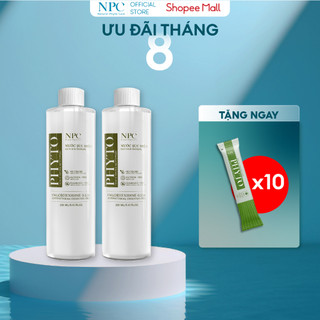 COMBO 2 chai nước súc miệng Phyto làm sạch, khử hôi miệng, tinh dầu thiên nhiên 250ml- NPC PHAR