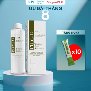 [Mã BMTTC60K giảm đến 60K đơn 50K] Nước súc miệng Phyto làm sạch khử hôi miệng, tinh dầu thiên nhiên chai 500ml