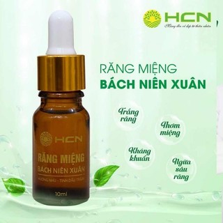 Răng miệng Bách Niên Xuân giúp giảm hôi miệng, sạch lưỡi, hết sâu răng 10ml