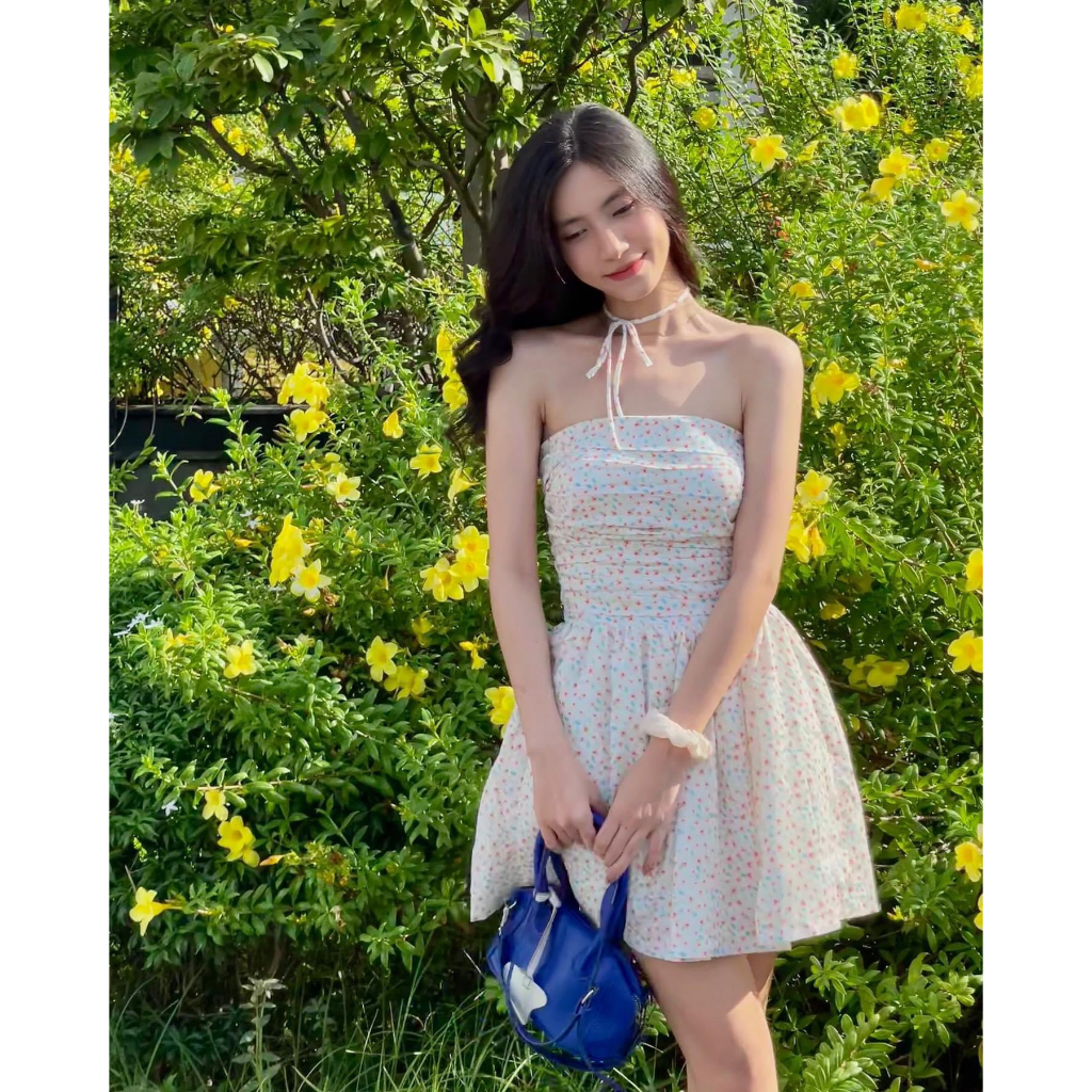 Đầm cúp ngực hoa nhí 2061/2062