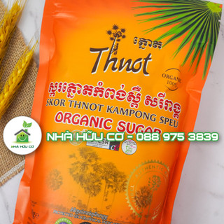 Đường thốt nốt hữu cơ Campuchia CONFIREL 500g/200g/100g - Đường thốt nốt hạt mịn - Date: 23/1/2026 - Nhà hữu cơ