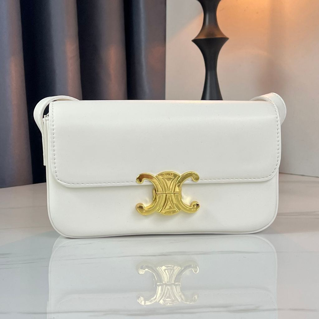 Túi kẹp nách nữ ce line siêu hot 20cm x 12cm x 4cm full box đen