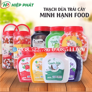 [TỔNG HỢP] - Thạch Dừa Trái Cây MINH HẠNH - 2.5kg - Nguyên liệu pha chế trà sữa HIỆP PHÁT