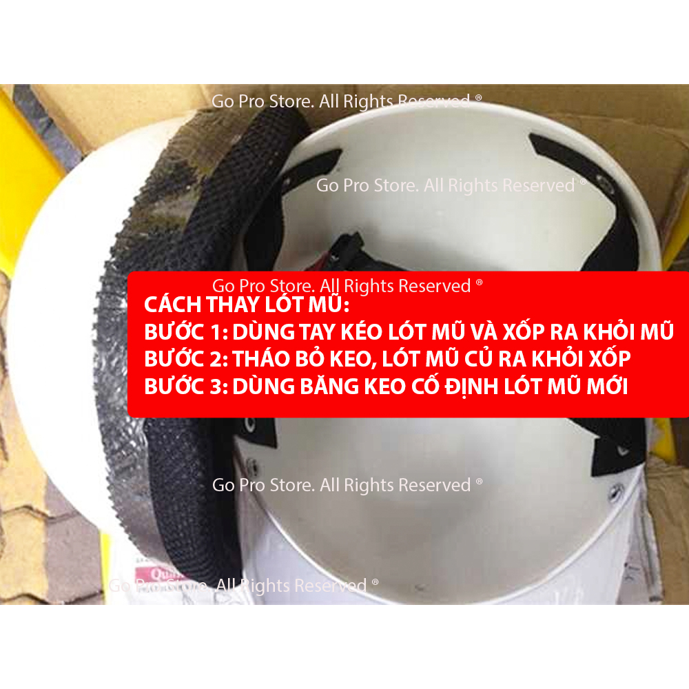 Miếng Lót Mũ Bảo Hiểm 1/2  DT113349