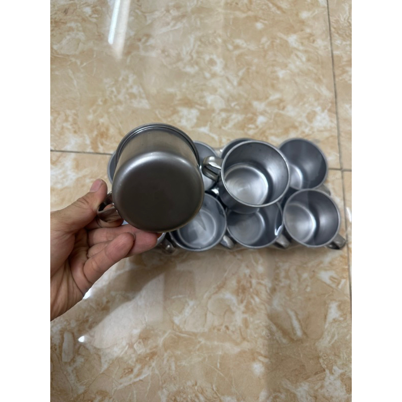 Cốc inox ,ca inox cho bé , an toàn vê sinh , dễ dàng mang đi ,ca 7cm