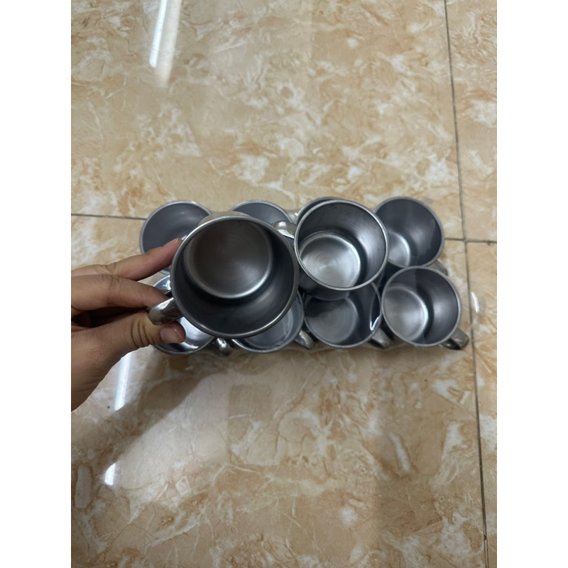 Cốc inox ,ca inox cho bé , an toàn vê sinh , dễ dàng mang đi ,ca 7cm
