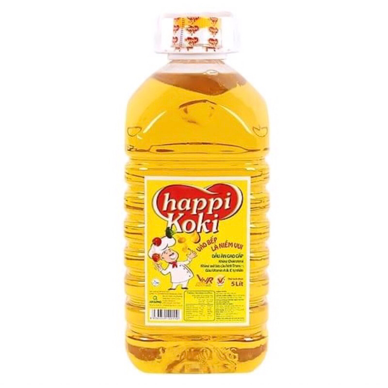 Dầu ăn Happy 5l