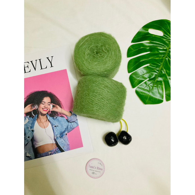 Yarn - Len Mohair Nhật - Sợi mảnh và đẹp - Siêu ấm Siêu dôi sợi