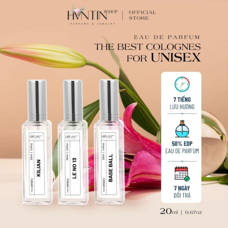 20ml Nước Hoa Nam Nữ HANTINB'SHOP PERFUME & JEWELRY Sang Chảnh Thơm Mát