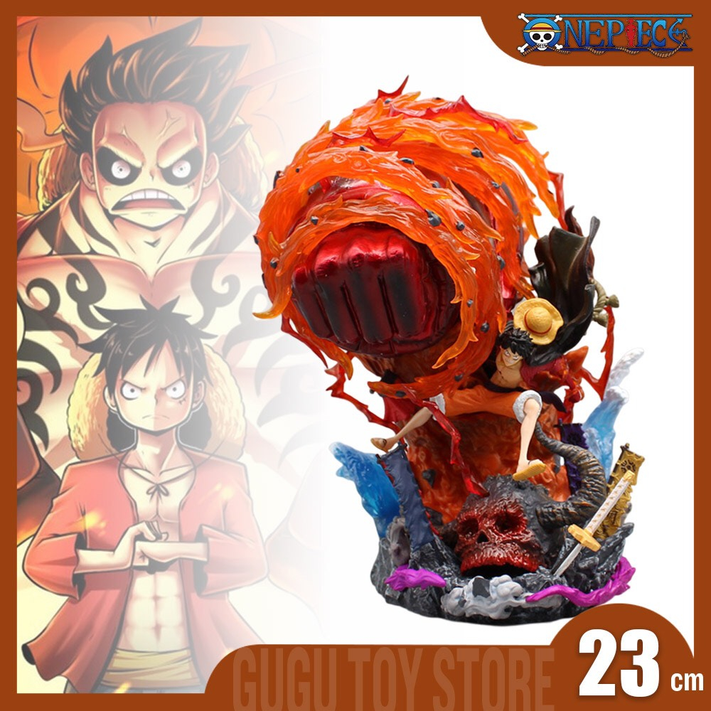 Mô Hình Nhân Vật Luffy One Piece Gear 3 Lửa - Khangmohinhgiare