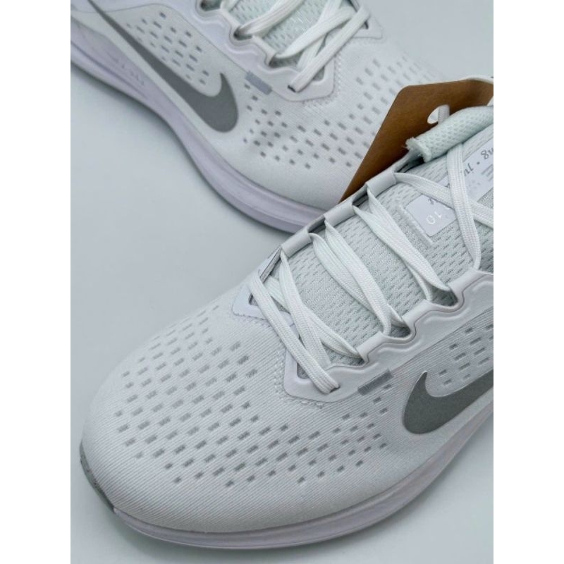 Giày Running Chạy Bộ Nam Nữ Nike Air Winflo 10 ‘White’ DV4022-102 Tặng Kèm Tất Xịn