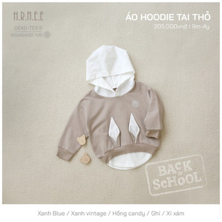 Hrnee - áo hoodie tai thỏ hrn800714
