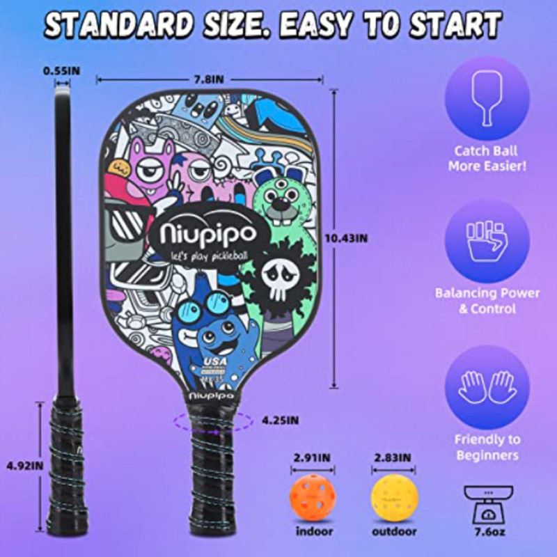 1 VỢT PICKLEBALL MX USA