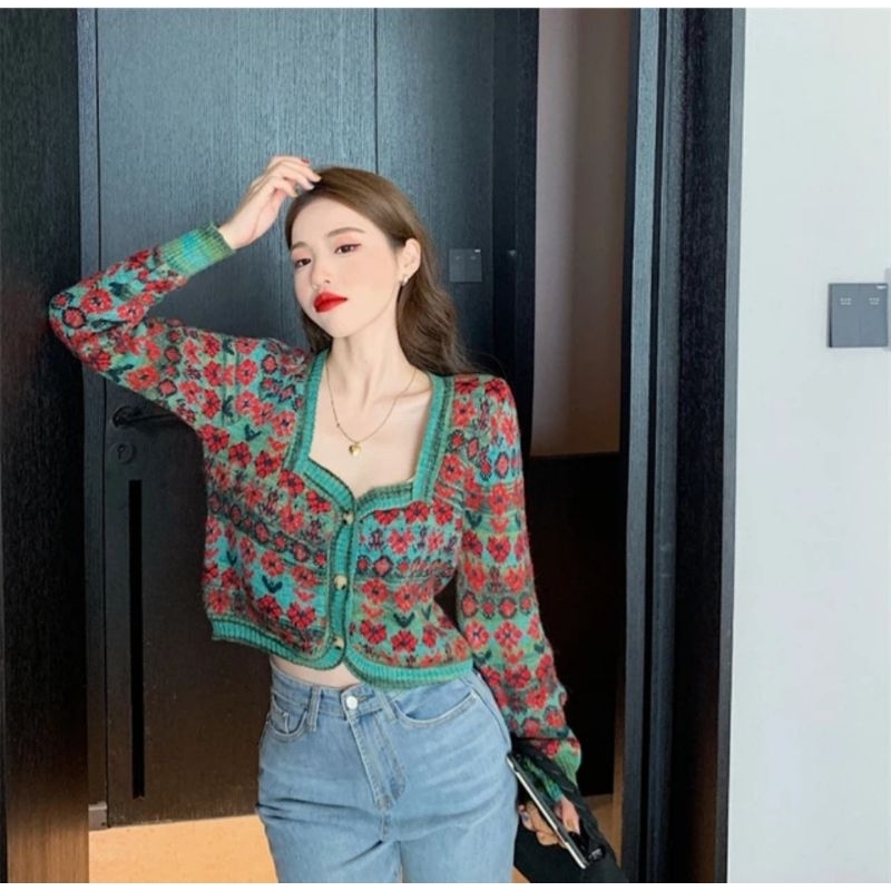 Thanh lý áo len tay dài trendy hot hit - new 95%