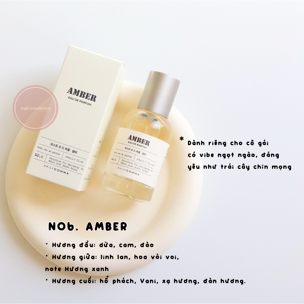 Nước hoa nội địa Hàn DailyComma