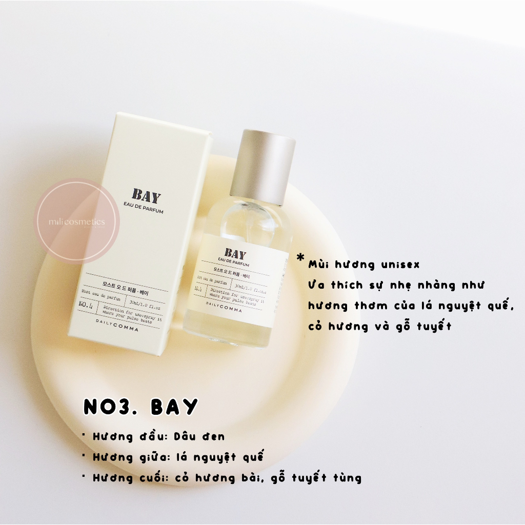 Nước hoa nội địa Hàn DailyComma