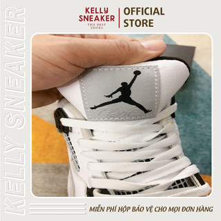 [KELLY SNEAKERS] Giày Thể Thao Sneaker Jordan 4 “Black&White”(ẢNH THẬT + HÀNG SẴN)