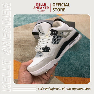 [KELLY SNEAKERS] Giày Thể Thao Sneaker Jordan 4 “Black&White”(ẢNH THẬT + HÀNG SẴN)