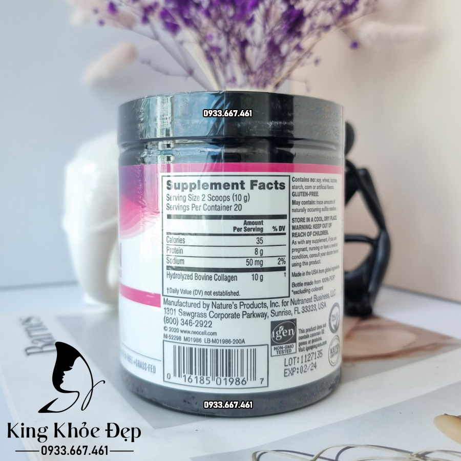 Bột Collagen Neocell Super Collagen 200g