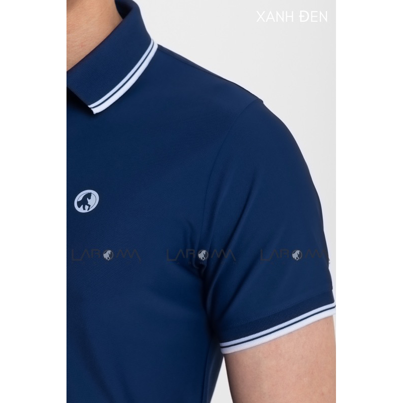 Áo polo NAM Laroma cổ kẻ