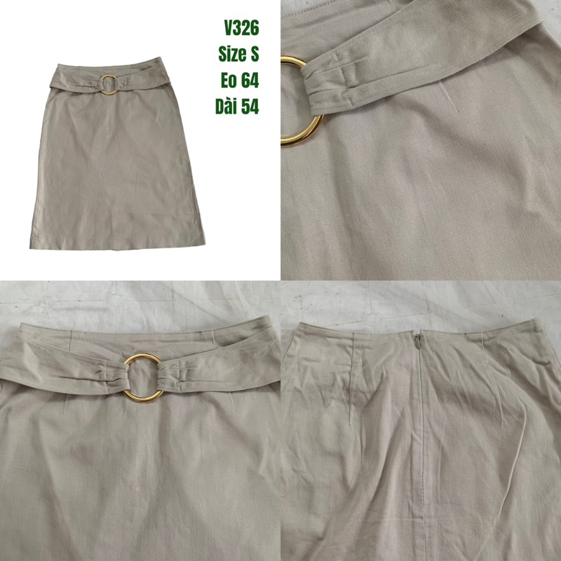 Chân váy chữ A, bút chì, xoè, đuôi cá ngắn dài các kiểu 2hand Nhật si ảnh thật
