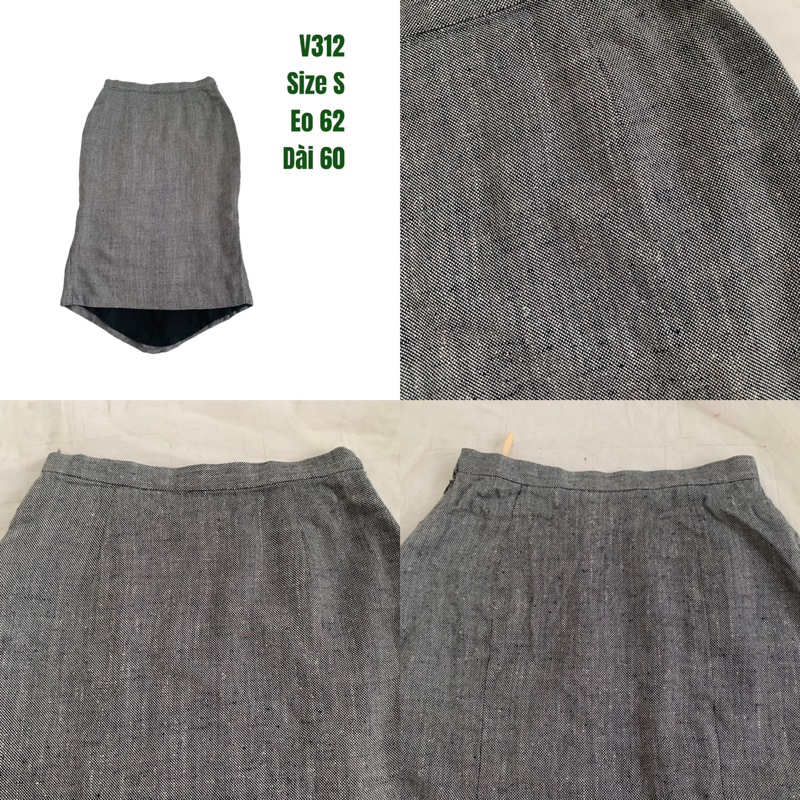 Chân váy chữ A, bút chì, xoè, đuôi cá ngắn dài các kiểu 2hand Nhật si ảnh thật