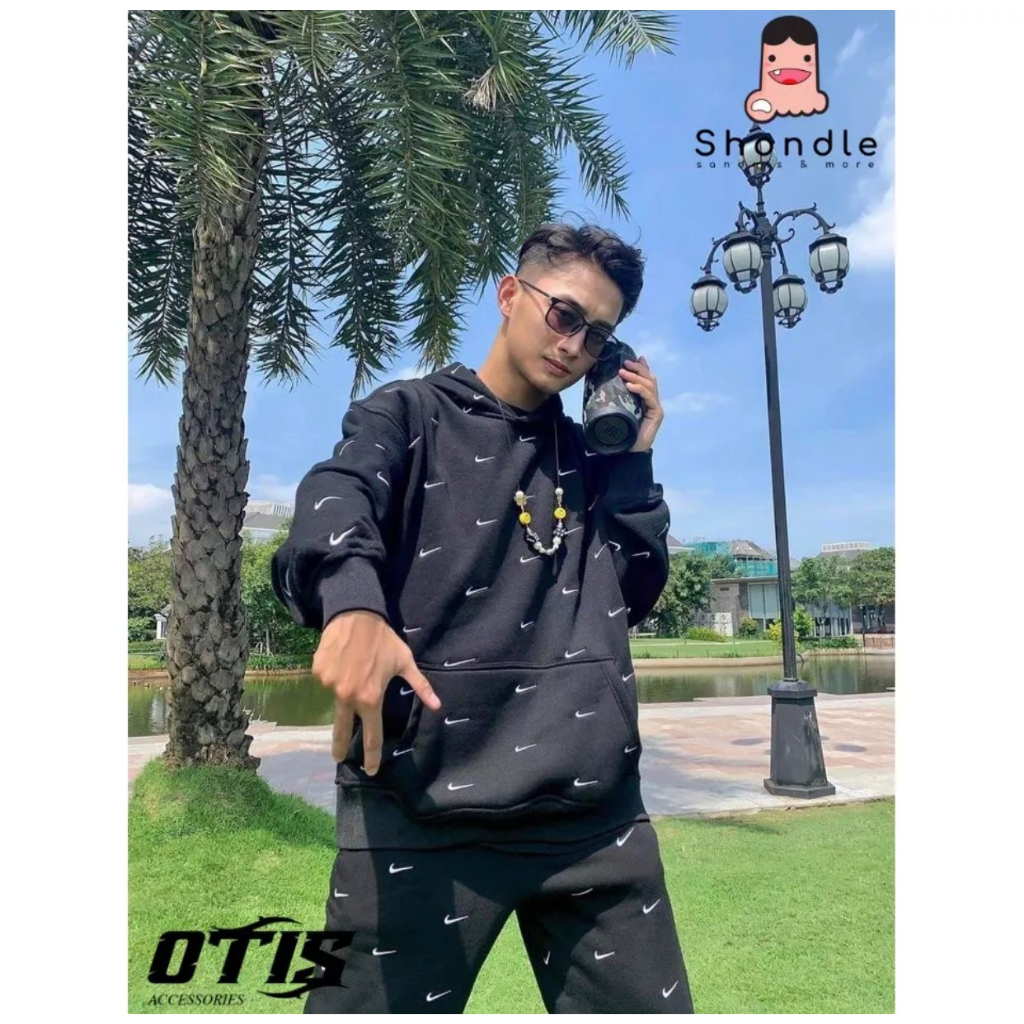 Áo hoddie NlKE mũ 2 lớp hàng vải nỉ chuẩn đẹp cao cấp fome dáng unisex