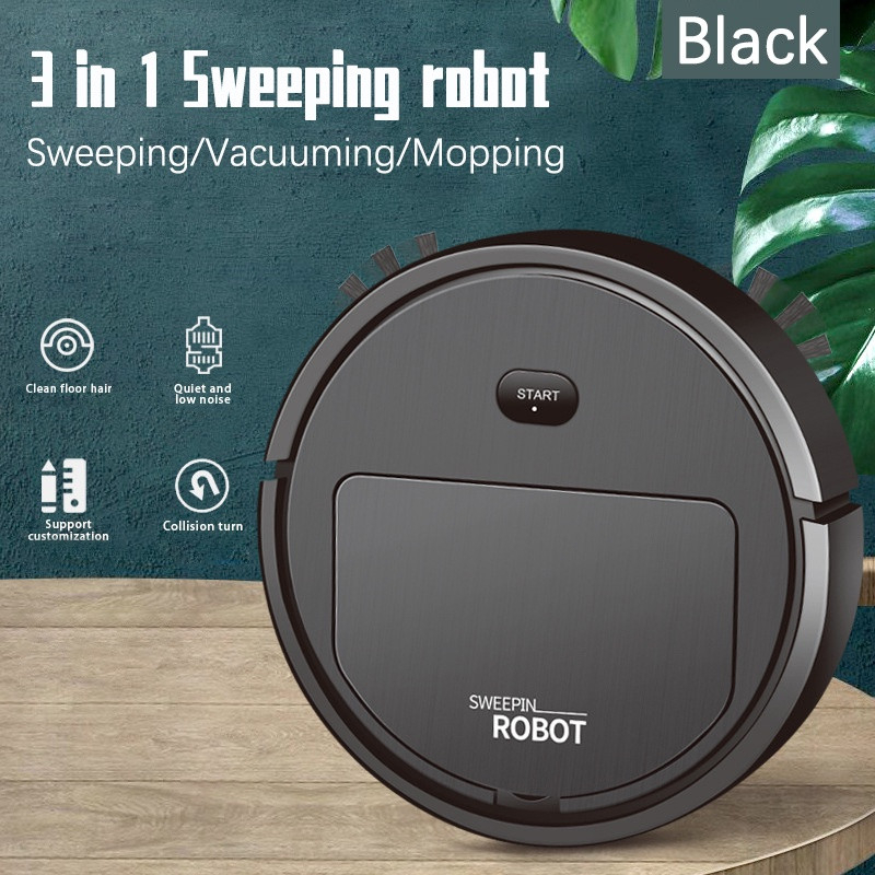 Robot Hút Bụi Thông Minh Bốn Trong Một Sạc USB Gía Rẻ 2023