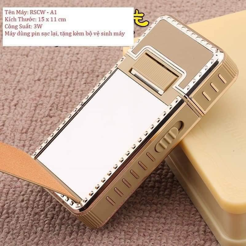 Máy Cạo Râu Mạ Vàng Cao Cấp Hình Quả Táo Đa Năng 2023