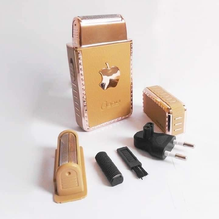 Máy Cạo Râu Mạ Vàng Cao Cấp Hình Quả Táo Đa Năng 2023