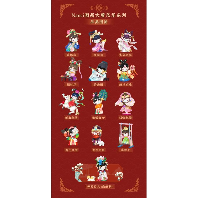 Mô Hình Nhân Vật Nanci Đại Đường Phong Hoa🌼Blind Box Nhà Đông Đông🌼