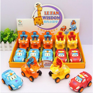 Đồ chơi xe ô tô biến hình robot cho bé - đồ chơi poli biến hình