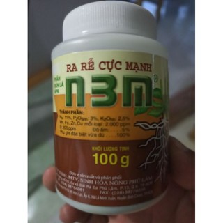 Phân bón N3M kích rễ cực mạnh lọ 100gram