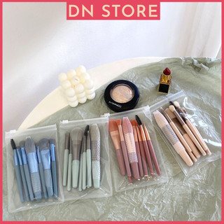  Bộ cọ trang điểm cá nhân 8 món Túi Zip cọ make lông cọ siêu mềm mượt – HV927 