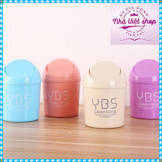 Thùng rác mini ybs để bàn văn phòng,bàn học tiện lợi