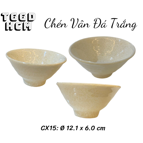 Chén xoắn - chén nhựa melamine - bát cơm, chén quán ăn hàng fataco CX15