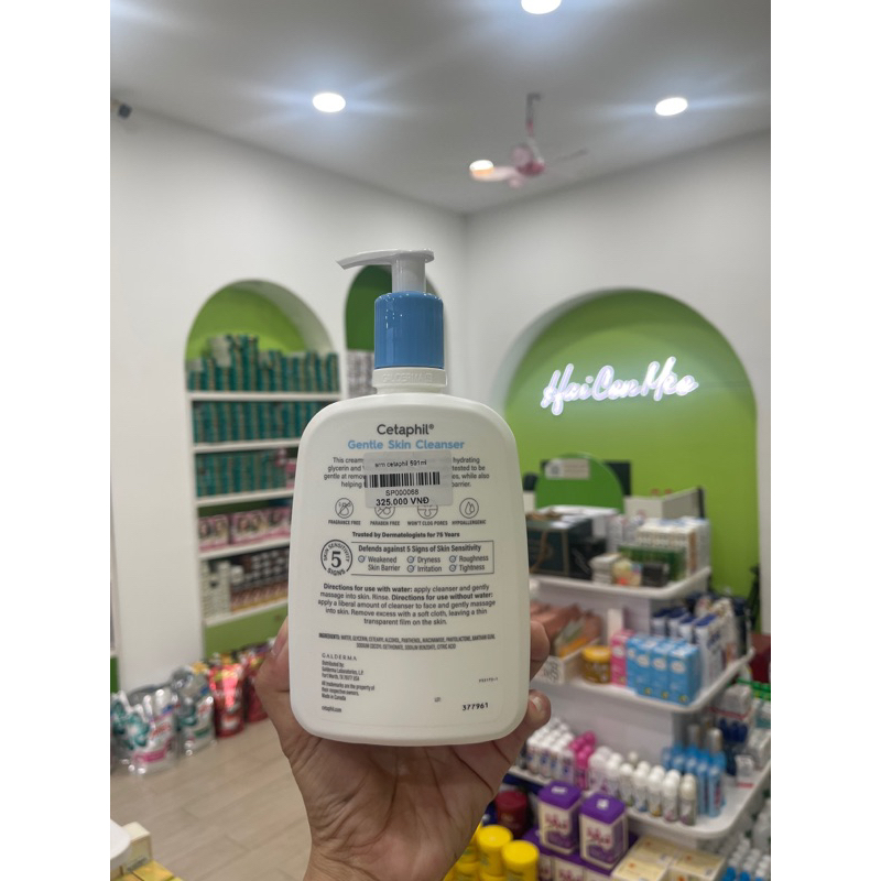 Sữa rửa mặt Cetaphil Gentle Skin Cleanser mẫu mới 591ml-118ml