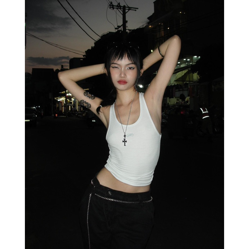 95MILES - ÁO BA LỖ THUN GÂN UNISEX CO GIÃN 4 CHIỀU CORE TANKTOP