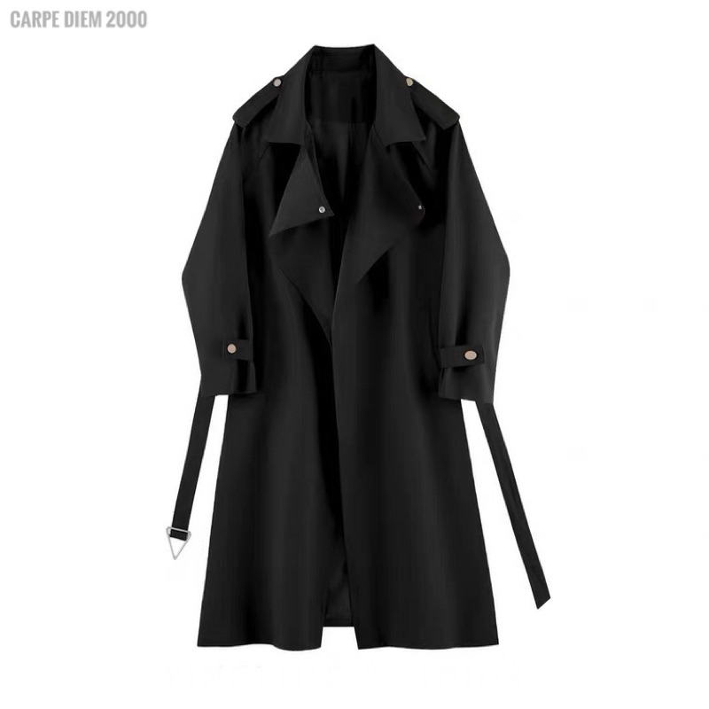 Auburn Coat & Auburn Jacket - Áo măng tô áo choàng unisex nam nữ. Có màu đen và kem