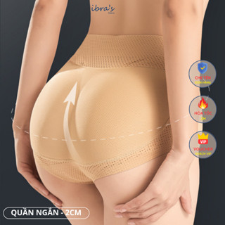 Quần Lót Độn Mông Đày Đặn Boxer iBra Quần Nâng Độn Mông Nữ Dày To Tròn, An Toàn Không Lộ Viền Cạp Cao Gợi Cảm B7
