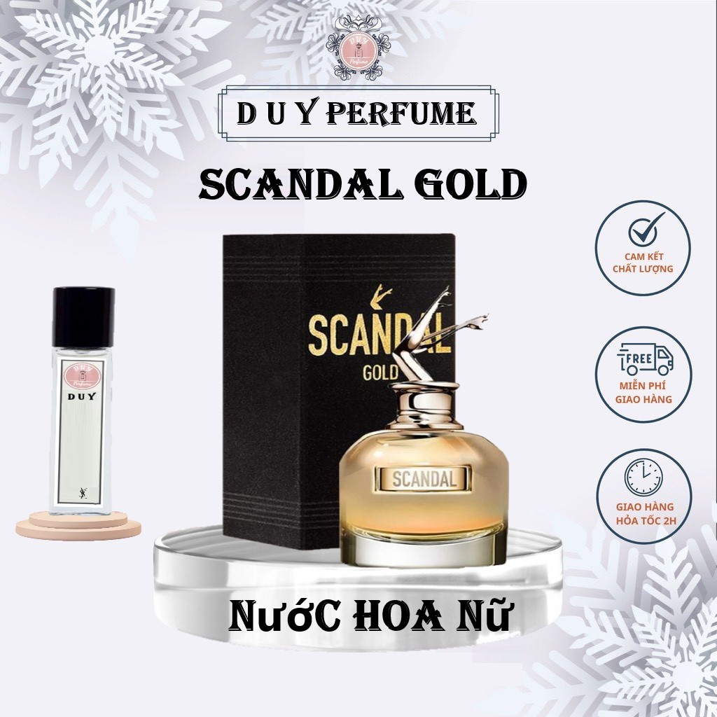 [𝐀𝐮𝐭𝐡] Nước Hoa Nữ Jean Paul Gaultier Scandal Gold Phiên Bản Mới Của Scandal Sang Trọng Quý Phái