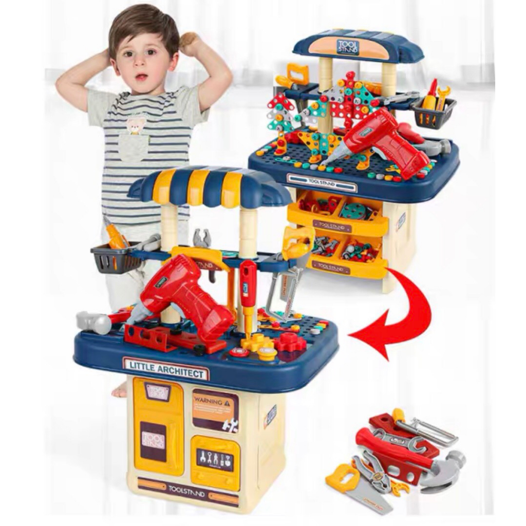 Bộ lắp ghép kĩ sư cỡ lớn 246 chi tiết kèm khoan và sách hướng dẫn