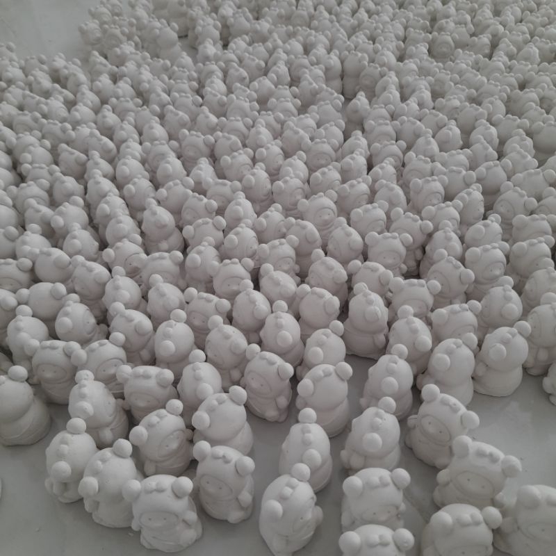 Combo 20 tượng thạch cao gấu balo mini hottrend