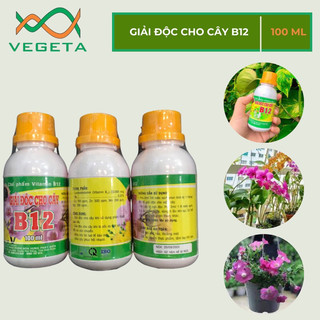 [ Hàng Tốt ] B12 Giải Độc Cây 100ml- Vitamin B12 - Chống Sốc Cây Kiểng - Giải Độc Phong Lan- B12 Cho Hoa Kiểng Phong Lan