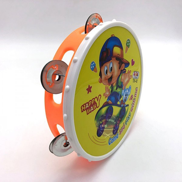 Đồ Chơi Trống Lắc Tay Bằng Nhựa Mầm Non Phèn Phèn