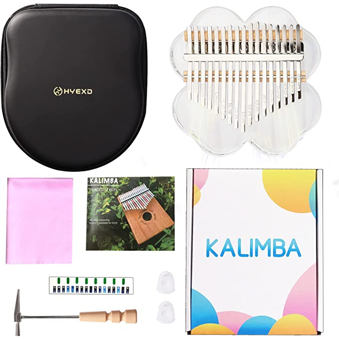 [MẪU MỚI 2023] Đàn Kalimba Trong Suốt 17 Phím, SHOPEE Đàn Kalimba Acrylic Chính Hãng LEAFMUSIC GIÁ RẺ