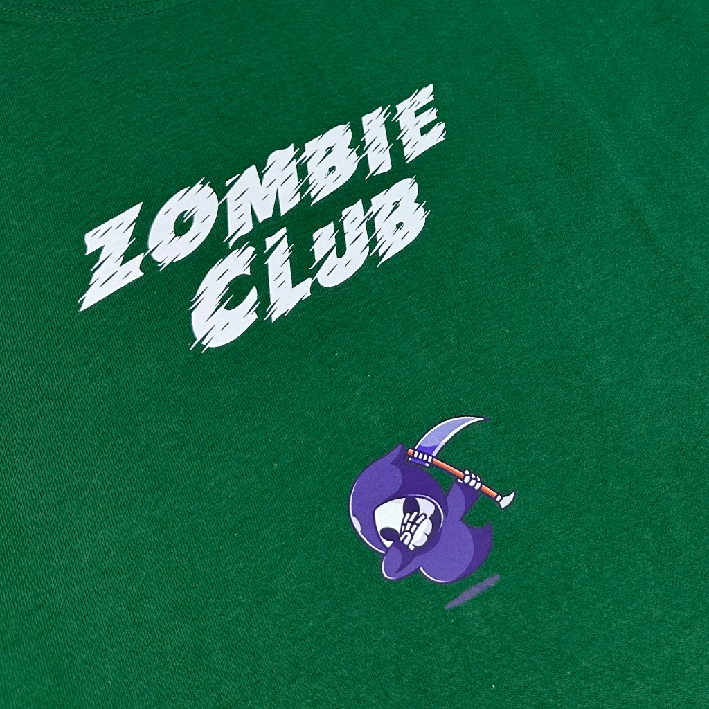 Áo thun Zombie Club x PAMIN Death And Horse vải thun cotton 100% định lượng 250gsm ZB010